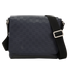 District PM, &pound;795, Handbags, Black/Blue, Leather, Front view